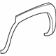 GM 10374848 Flare, Black Grained, Driver Side