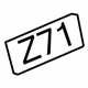 GM 10362940 Nameplate, Red