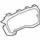 GM 84315284 Cluster Bezel, Piano Black, Driver Side