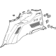GM 84956999 Lower Quarter Trim, Black, Rear Passenger Side