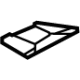 GM 84417164 Lower Bracket, Passenger Side
