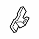 GM 22864062 Windshield Frame Upper Bracket, Front