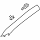 GM 84350765 Windshield Pillar Trim, Titanium, Passenger Side