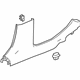 GM 23222761 Lower Center Pillar Trim, Titanium, Driver Side