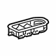 GM 23256253 Switch Bezel, Driver Side