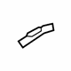 GM 20911738 Inner Windshield Pillar Front Bracket, Driver Side