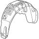 GM 13369104 Wheelhouse Liner, Rear Driver Side