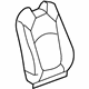 GM 20864299 Seat Back Cover, Passenger Side