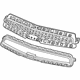 GM 20768835 Upper Grille, Black