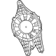 GM 84910712 Auxiliary Fan, Driver Side