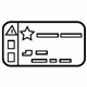GM 84388264 A/C Label