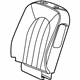 GM 15269022 Seat Back Cover, Titanium, Front
