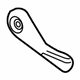 GM 23403880 Recline Handle, Gray, Front