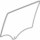 GM 23379203 Door Glass, Rear Driver Side