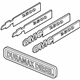 GM 22789094 Nameplate, Rear
