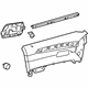 GM 19150427 Upper Trim Panel, Gray, Front Passenger Side
