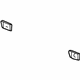 GM 10406707 Bumper Bracket Reinforcement Plate, Rear