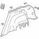 GM 84551365 Lower Quarter Trim, Black, Rear Passenger Side