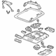 GM 22929393 Overhead Console