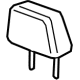 GM 85157406 Headrest, Beige