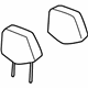 GM 20830413 Headrest, Titanium, Front