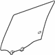GM 10371642 Moveable Glass, Rear Passenger Side
