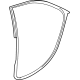 GM 84028331 Door Weatherstrip, Passenger Side