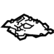 GM 84351340 Bracket