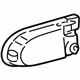 GM 10341849 Handle, Outside, Red, Passenger Side