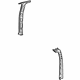 GM 89025317 Lock Pillar