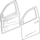 GM 23360172 Door Shell, Front Driver Side