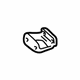 GM 10262515 Roof Panel Rear Bracket, Driver Side