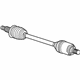 GM 84749538 Axle Assembly, Rear Driver Side