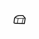 GM 13416751 Door Weatherstrip Upper Insulator, Front Inner Driver Side