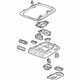 GM 20996323 Overhead Console, Titanium