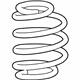 GM 84494348 Coil Spring, Front