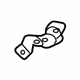 GM 84078843 Grip Handle Front Bracket