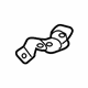 GM 84078843 Grip Handle Front Bracket