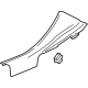 GM 84887590 Rear Sill Plate, Jet Black, Driver Side