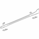 GM 39134605 Rocker Molding, Black, Driver Side