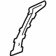 GM 25748226 Upper Reinforcement, Passenger Side