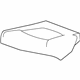 GM 95063845 Cushion Cover, Titanium
