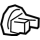 GM 20908489 Lock Rod Clip, Front