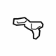 GM 15233708 Bumper Cover Lower Support, Passenger Side