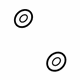 GM 13305013 Pressure Hose Rear Seal
