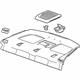 GM 23498705 Package Tray Trim, Black, Rear