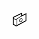 GM 23240609 Wheel Opening Molding Clip, Black