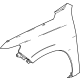 GM 84384206 Fender, Front Driver Side