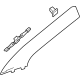 GM 84446530 Windshield Pillar Trim, Titanium, Driver Side