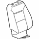 GM 84642502 Seat Back Cover, Passenger Side